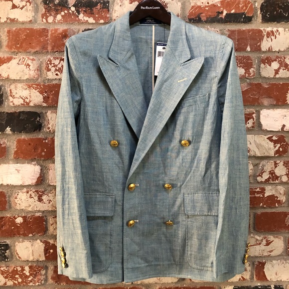 Polo Ralph Lauren Jackets & Blazers - NWT Polo by Ralph Lauren Chambray Blazer